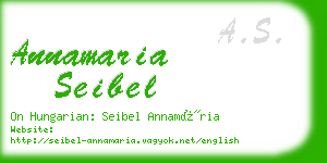 annamaria seibel business card